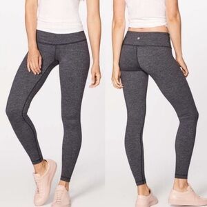 Gorgeous Lululemon Black Herringbone Leggings!